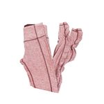 Lululemon burgundy striped full length pants sz 4 27.5” length Photo 2