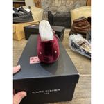 Marc Fisher  Elizza Dress Embellished Ballet Flats Size 10 Dark Red Mary Jane‎ Photo 4