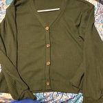 FALL Olive Green Sweater Photo 0