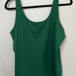 Chico's  Green Scoop‎ Neck Tank Top Sleeveless Casual Layering Basic Womens Photo 0