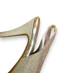 Worthington  Dayne Silver Metallic Peep Toe Stiletto Heels Sz‎ 6.5 Photo 8