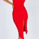 Princess Polly Aero MIDI Dress Red Photo 2