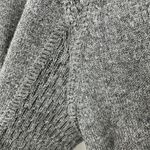 Eddie Bauer Gray Mock Neck Half Zip Pullover Knit Sweater Women's Size Medium Photo 6