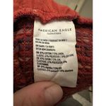 American Eagle  Boho Crop Top‎ Womens Medium M Stripe Red Smocked Back Feminine Photo 3