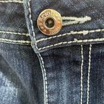 Revolt Vintage Embroidered Butterfly Beaded Blue Jean Bootcut Size 10 Y2K Photo 4