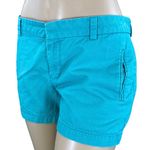 JC Penny Casual Teal Cotton Shorts Photo 3