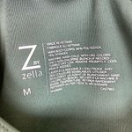 Zella NEW One Shoulder Cropped Short Sleeve Yoga Top | GREEN | Medium Photo 6