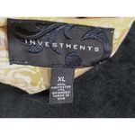 Investments Multicolor Tiered Ruffles V Neck Long Sleeve Ruffle Top Blouse XL Photo 6