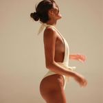 Montce Cream Rib Tropez Tie Photo 1