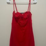 Urban Outfitters  medium red lace dress medium Photo 2