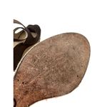 Brian Atwood Dekota Brown Leather Espadrille Wedges Size 7.5 Photo 6