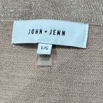 John + Jenn  Maritime Shimmer Knit Top Sleeveless Metallic Women’s Large Photo 1