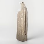 Selene Sport Womens Large Beige Shift Dress Pullover Polyester Floral Embroidery Tan Photo 2