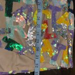 Unbranded Colorful Sequined Alphabet Letters Formal Ladies Party Dress size L Yellow Size L Photo 8