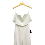 Lulus Power of Love White Strapless Jumpsuit size Medium NWT Photo 4