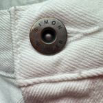 Simon Miller Lamere White Crop Jeans 27‎ USA Raw Hem Straight Wide Leg Denim Photo 12
