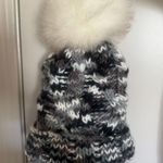 barney's new york  Beanie/Hat With Fur Pom Photo 0