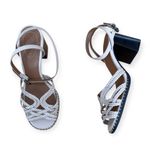 See By Chloe  Katie Braided Strap Block Heel Sandal Leather 39.5 9 Photo 11