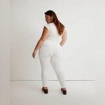 Madewell Plus 9" Mid Rise Skinny Crop Jeans in Pure White 28W NWT Photo 1
