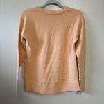 Athleta Women's Waffle Top Crewneck Shirt Thumbholes Long Sleeve Peach Size XS Photo 5