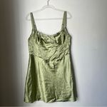 Princess Polly Stanton Corset Green Satin Mini Dress 12 Photo 4