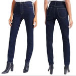 Current/Elliott Current Elliott Jeans The Stovepipe High Waist Jean Size 26 Dark Wash NWT Photo 1