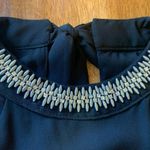 Atina Cristina Black Romper Jumpsuit Elegant Rhinestones Collar Size XS … Photo 11