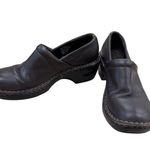 Sonoma Womens Brown Leather Clogs Mules 7.5M SKU 7181 Photo 1