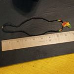 Multicolor I Love Africa Beaded Necklace Yellow Photo 7