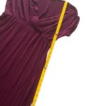 Cantata Burgundy Maxi Dress‎ Short Sleeve Surplice Neck Casual Everyday Red Size undefined Photo 5