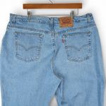 Levi's Vintage 90s Levi 550 Jeans Womens 22W High Rise Mom Denim Relaxed Tapered Leg Photo 3
