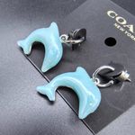 Coach  Aqua Dolphin Earrings Photo 8
