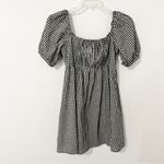 Tuckernuck Pomander Place Abigail Gingham Plaid Black White Dress Size Small S Photo 5
