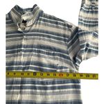 A New Day  Women Size Medium Button Down Shirt Striped Cotton 6-389 Photo 5