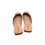 Sam Edelman  Coral Canvas Slip-On Mules with Tortoise Buckle – Size 6.5 Photo 4