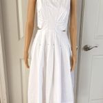 Anthropologie By  Strappy Square-Neck Apron Midi Dress Photo 3