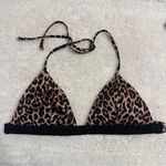 Victoria's Secret Victoria’s Secret Shine Strap Swim Leopard Bikini Triangle Brazilian Medium Photo 4