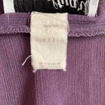 1970s Kevin Stuart Petites Vintage Jabot Tie Neck Purple Midi Dress Union Photo 3