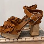Nine West Winflower Platform Sandals hippie 70’s size 8 brown Photo 1