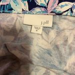 J.Jill Blue Purple Floral Spring Summer Romantic Coquette Skirt Size Medium Photo 3