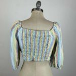 Moon River  Rainbow Stripe Crop Top Photo 4