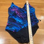 Great lengths women one piece swim suit size 18. Purple Photo 5