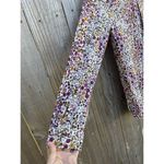 Jane and Delancey  Women White Floral Long Sleeve‎ Button Down Shirt  Size Small Photo 7