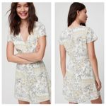 Aritzia  Wilfred Nazaire Antique Pattern Mini Dress Size Small Yellow White Black Photo 1