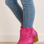 Forever 21 Fuchsia Ankle Boots Photo 0