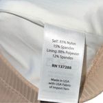 Ribbed Mock Neck Bra Size XS Light Brown NWOT Photo 8