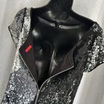 LUX SEQUIN MINI DRESS SZ: S Black Photo 8