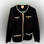 Sioni women's black cardigan jacket Size M Photo 0