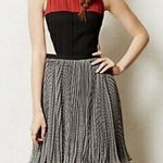 Greylin Anthropologie  Pleated Colorblock Midi Dress M – Must Have! Photo 0