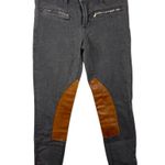 Ralph Lauren Black Label Matchstick 400 Jodhpur Jeans in Grey SZ 27 Equestrian Tan Photo 1